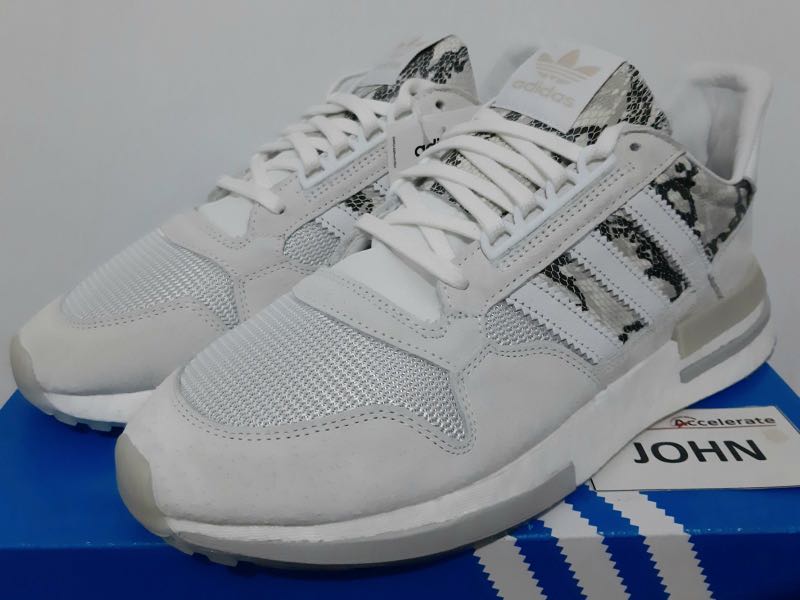 Adidas Zx 500 Rm Snakeskin White Men S Fashion Footwear Sneakers On Carousell