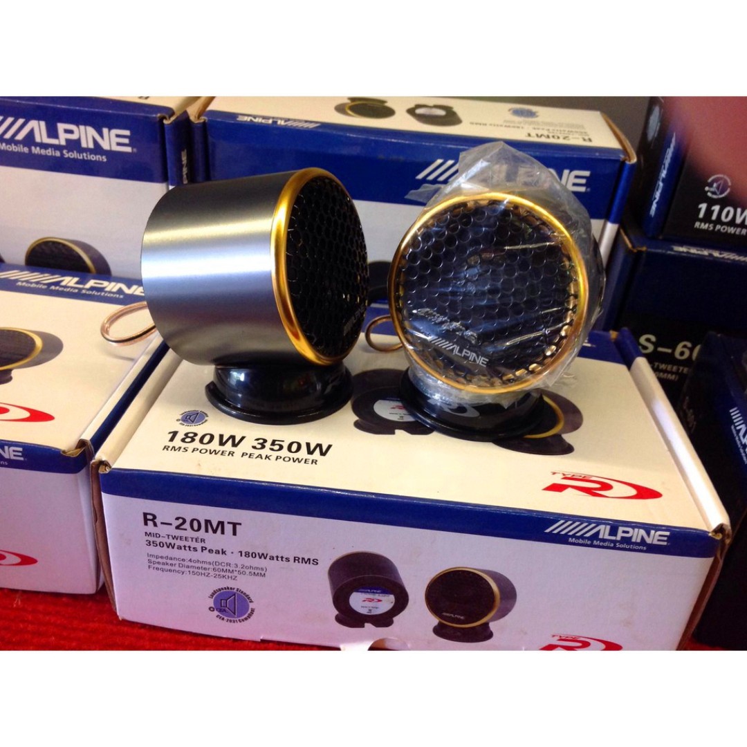 Alpine full best sale range speakers