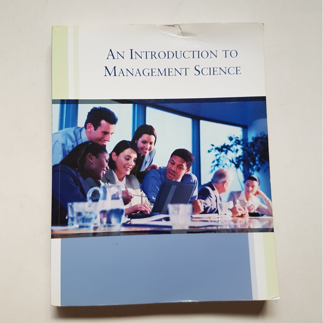 AN INTRODUCTION TO MANAGEMENT SCIENCE, Hobbies & Toys, Books ...