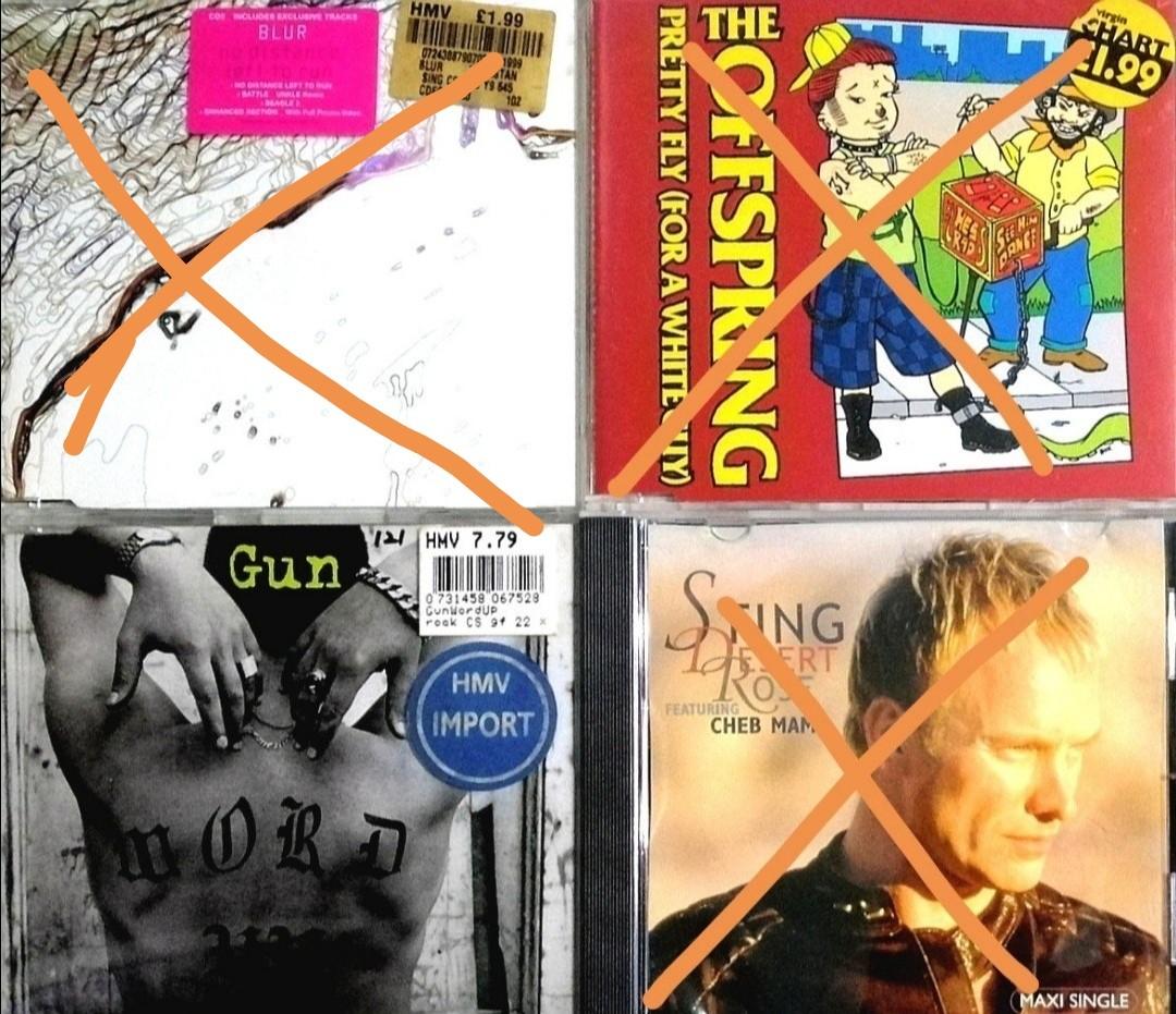 Wallpaper Arthcd Cd Singles Eps At 3 Each Blur Gun Sting Offspring Free HD