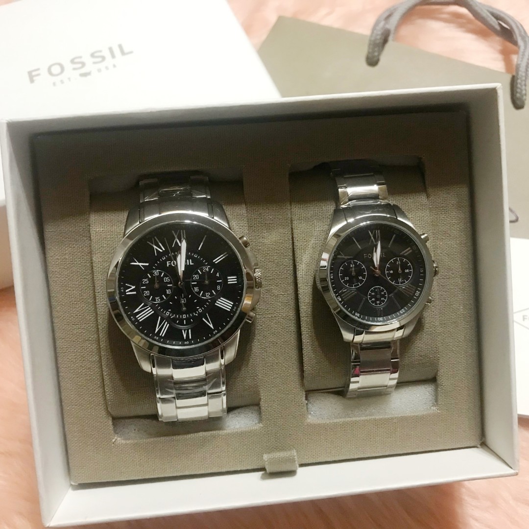 Fossil Couple Watch Black Hotsell, 53 