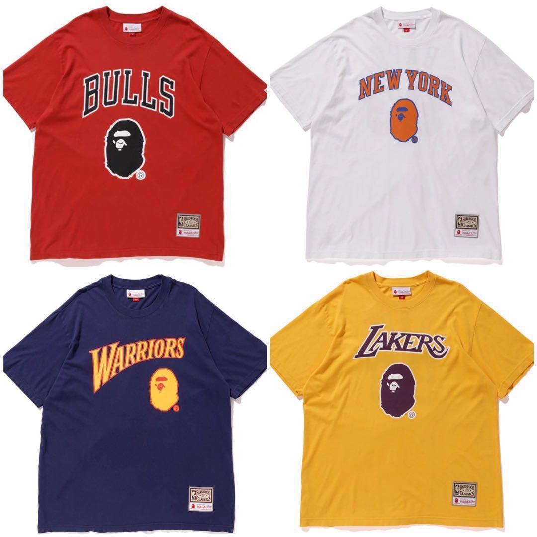 bape lakers tee