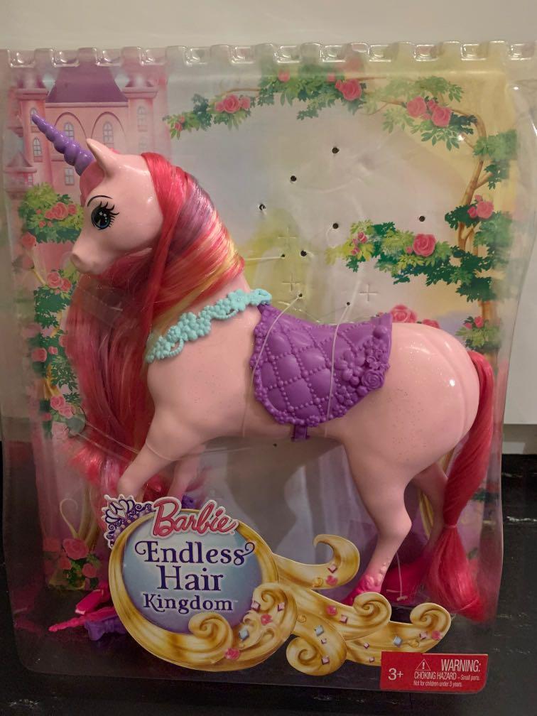 barbie endless hair kingdom unicorn