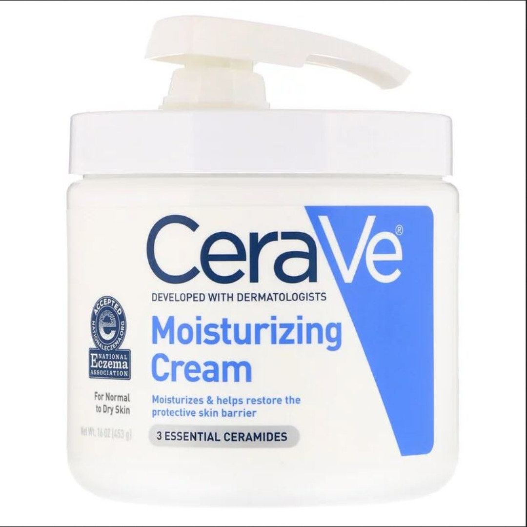 moisturizing cream with pump
