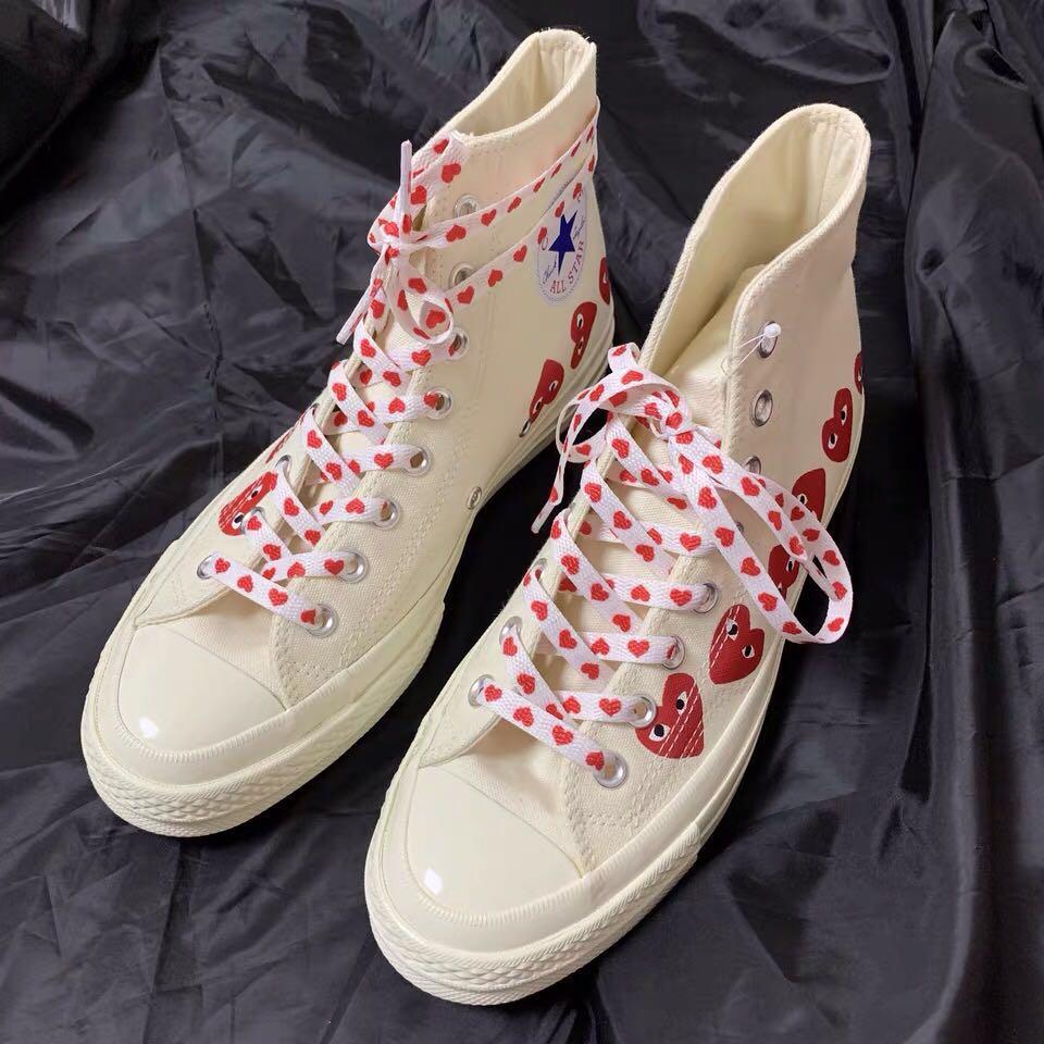 comme des garcons converse shoelaces