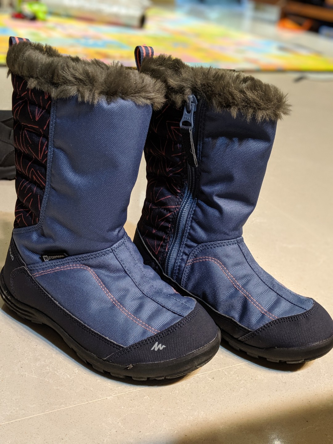 Childrens snow boots decathlon sales
