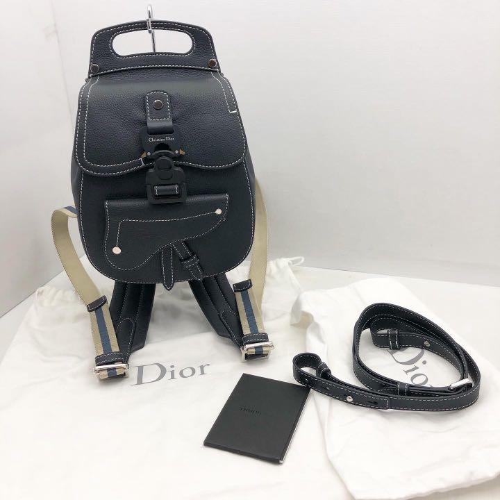 Dior Navy Saddle Backpack 2 Way 197011540 Luxury Bags Wallets