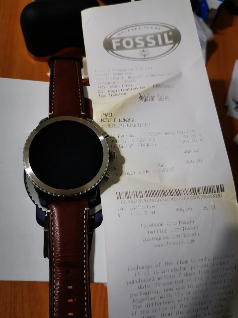 Fossil explorer watch top