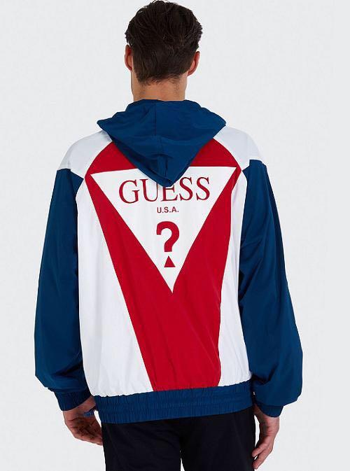 Guess Originals Logo Windbreaker Men s Fashion Tops Sets