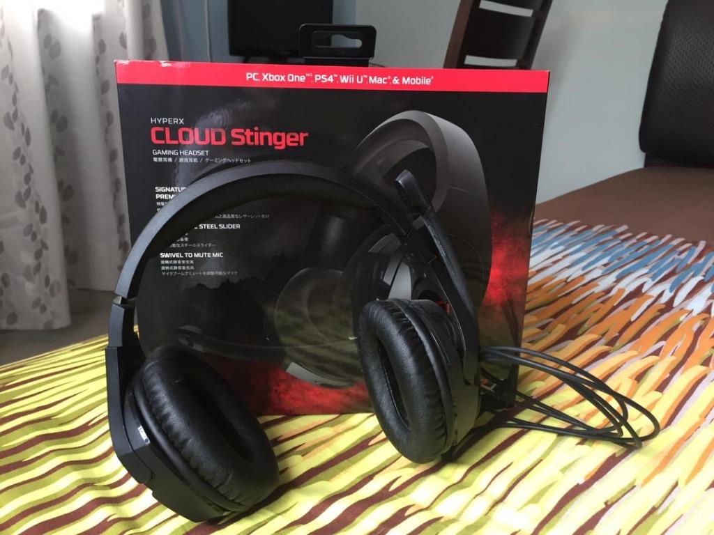hyperx cloud stinger (Category: Headphones & Headsets) located in Temerloh. Submitted by ikmalhakim95 (Listing ID 265548716, Image 3). Description: hyperx cloud stinger for sale wts because not gonna play game anymore condition 8/10 get all original item in the box same as new.