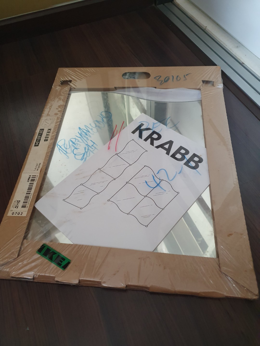 markerad mirror ikea