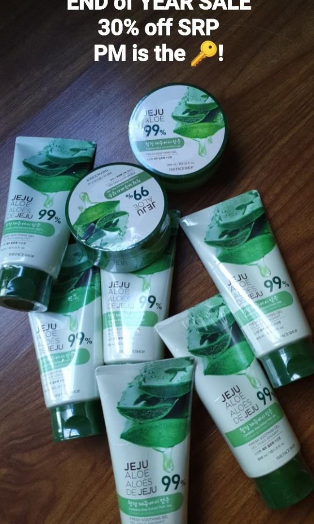 Jeju Aloe Vera Gel (Category: Face Care) located in Antipolo. Submitted by glamlaboratory (Listing ID 265514060, Image 1). Description: 100% Authentic In tube and tub packaging Payment BPI BDO GCash Pickup or Via Zoom Courier.