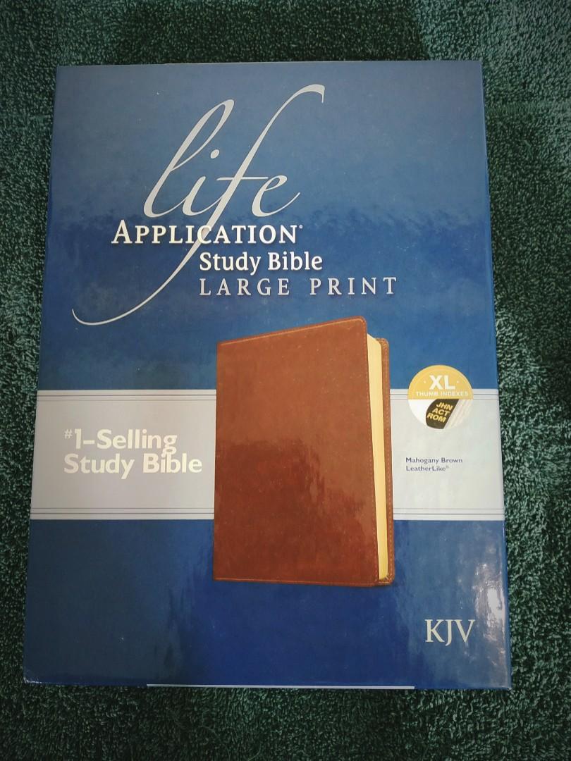 Life Application Kjv Study Bible Large Print Bonded Leather Thumb