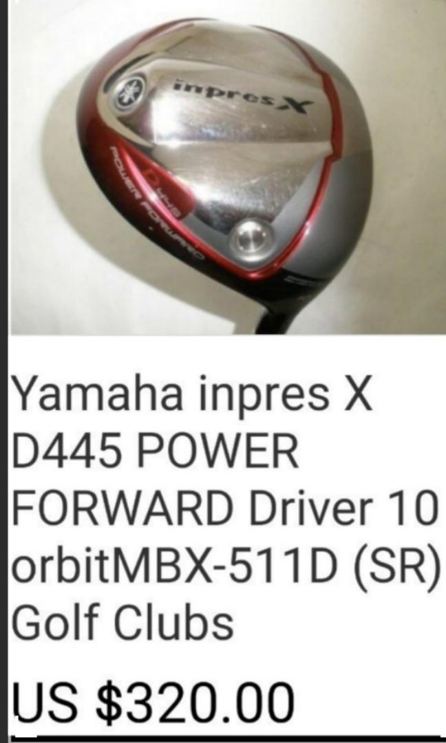 YAMAHA INPRES X DRIVER/TOUR AD DRIVER SHAFT, Sports Equipment, Sports