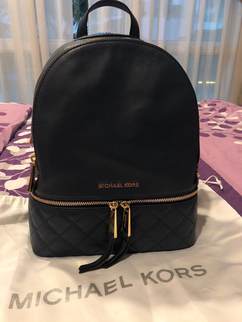 Michael kors discount rhea backpack blue