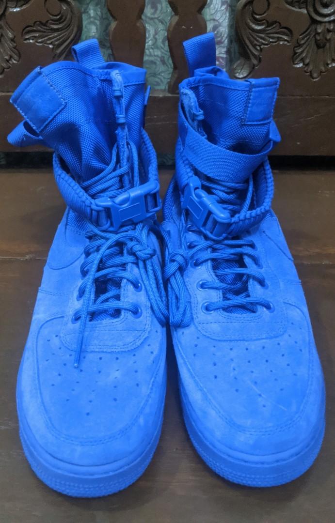 air force 1 sf high blue