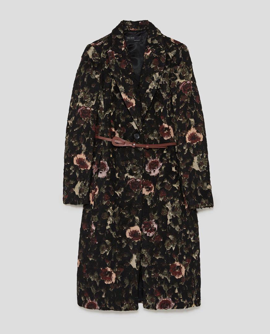 Zara shop floral coat