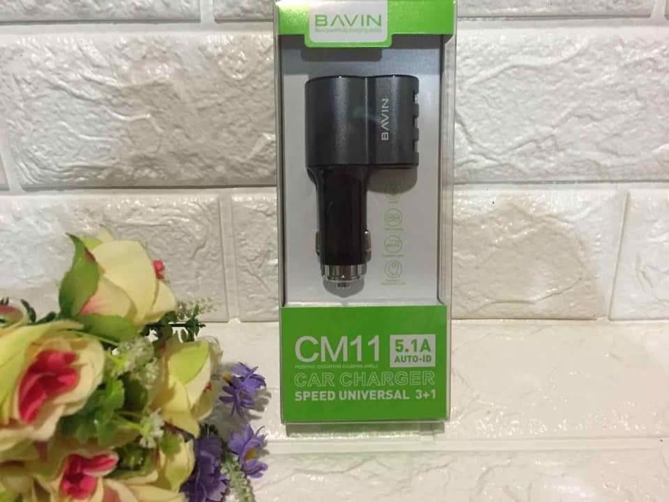 Original Bavin 5.1A Car Charger，Speed Universal 3+1 Php 480. (Category: Chargers) located in Mandaluyong City. Submitted by shopmla (Listing ID 265500425, Image 1). Description: Original Bavin 5.1A Car Charger，Speed Universal 3+1 Php 480..