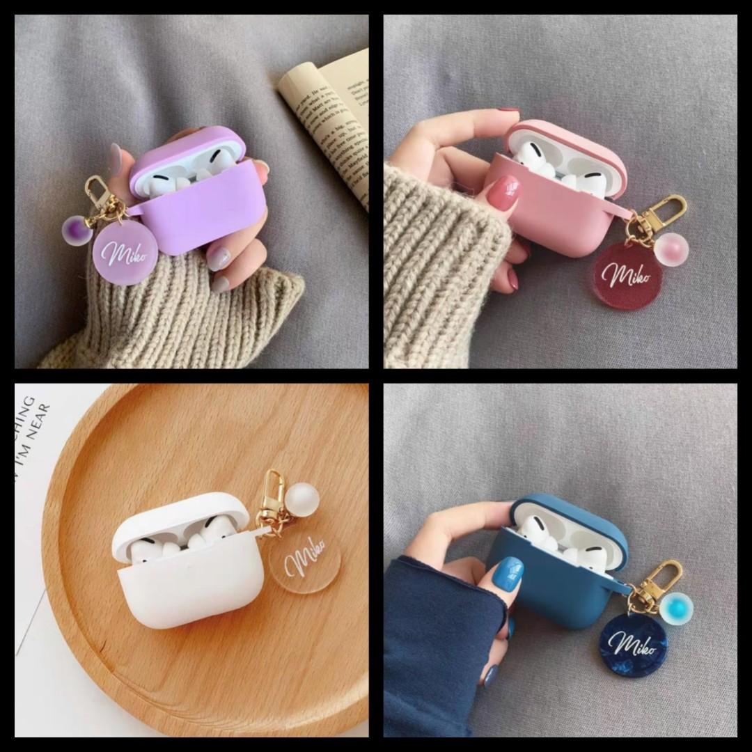 [PO] Airpods Pro Name Tag Cover, Mobile Phones & Gadgets, Mobile ...