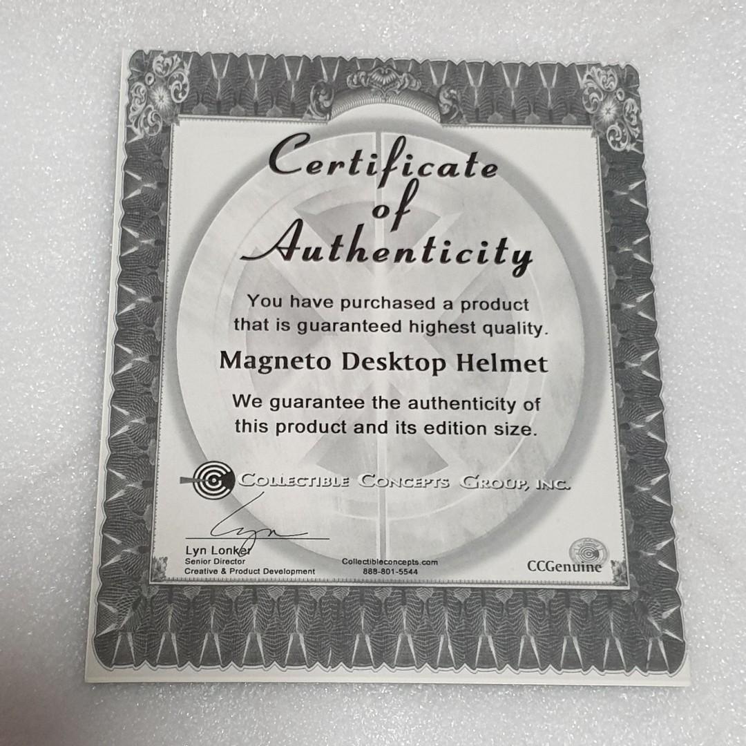 RARE Marvel's XMen Helmet (Sir Ian McKellen Movie