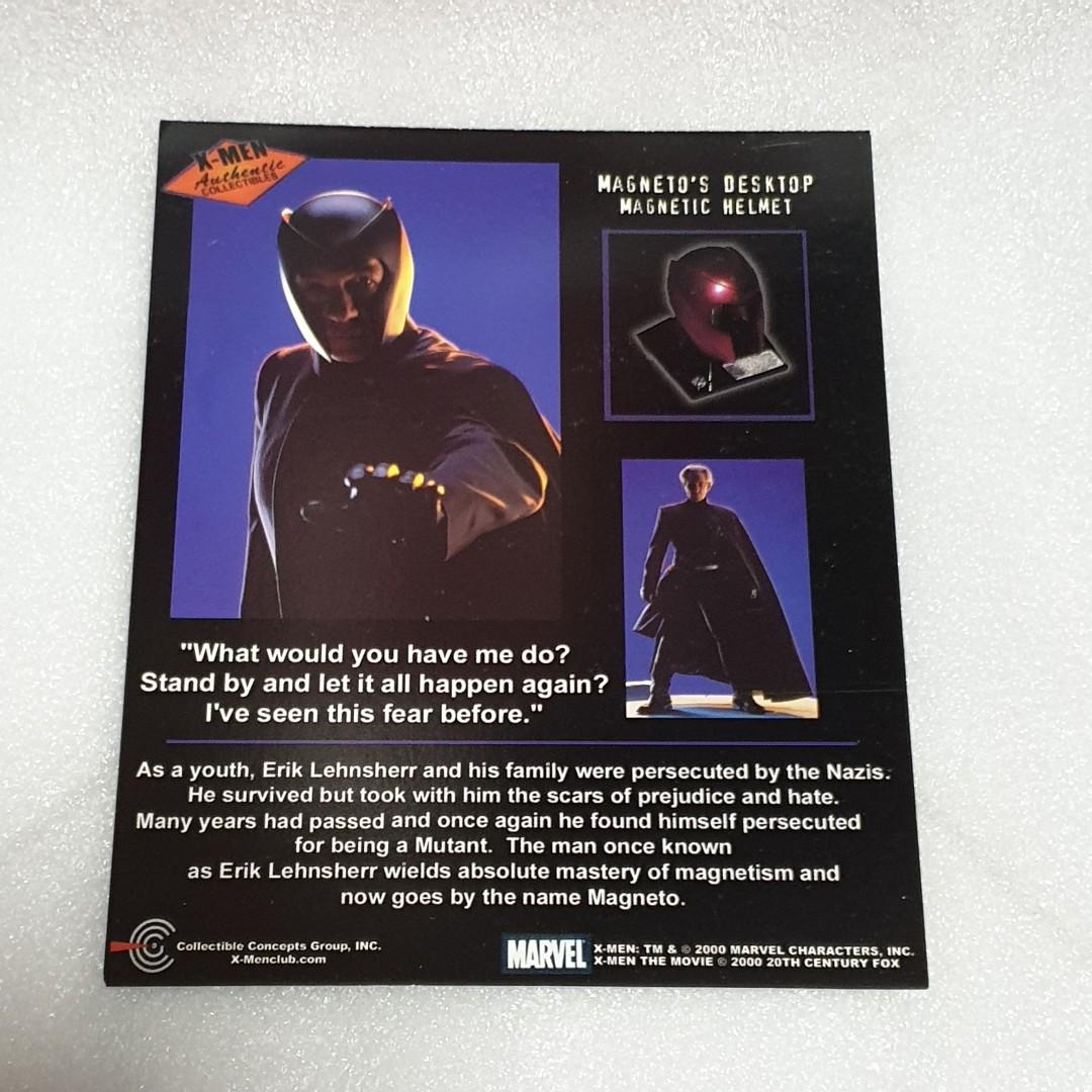 RARE Marvel's XMen Helmet (Sir Ian McKellen Movie