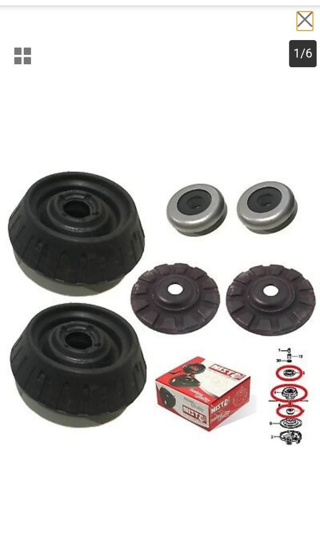 Set of shock mounting, damper and bearing for u002703-u002708 Honda City 