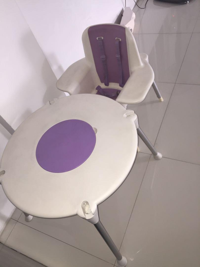 Silver Cross doodle high chair and play table Babies Kids Baby