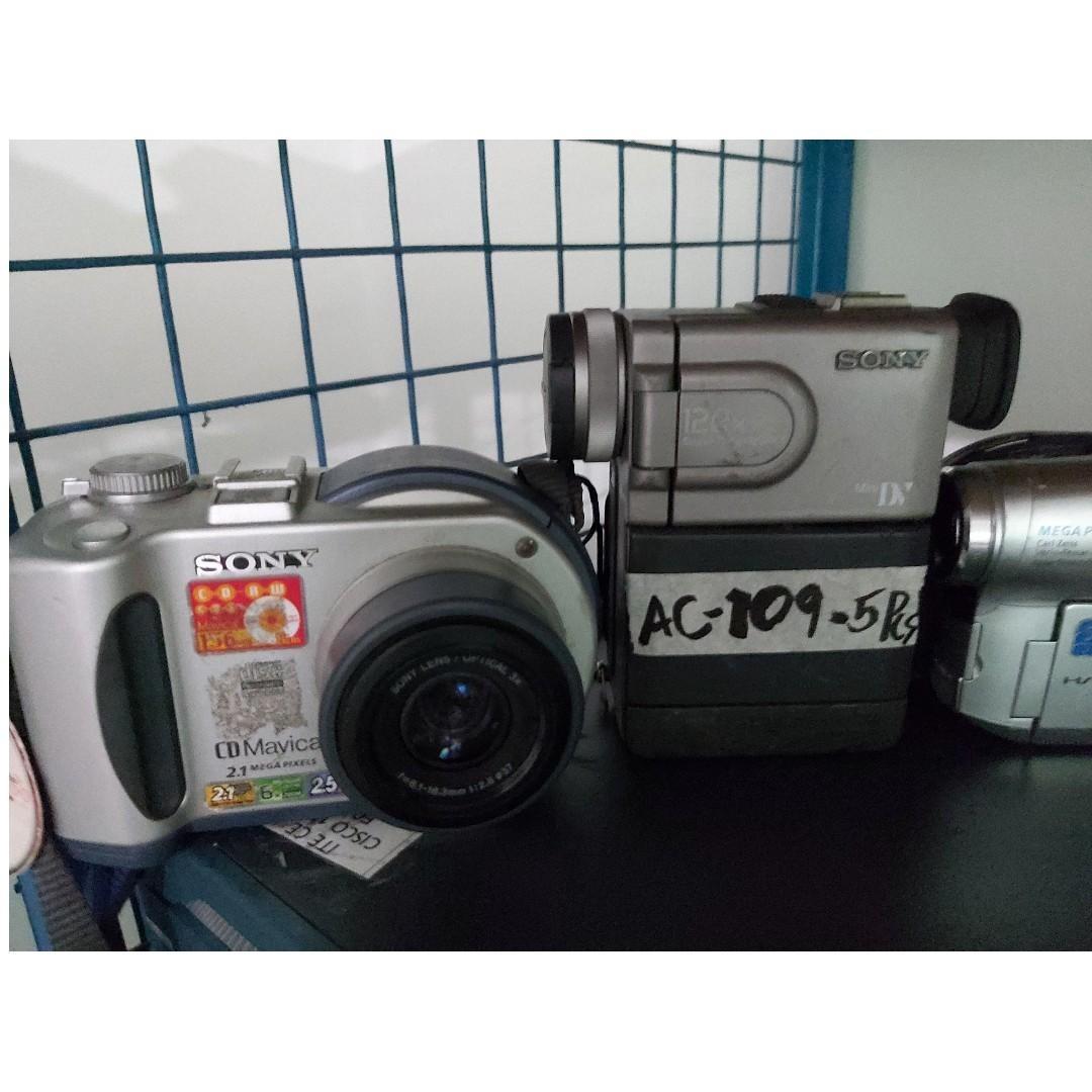 SONY VIDEO CAMERA DIFFERENT MODEL @ P1500 EACH (Category: Voice Recorders) located in Angeles City. Submitted by edjazmin (Listing ID 265493921, Image 2). Description: SONY VIDEO CAMERA DIFFERENT MODEL @ P1500 EACH AS IS 4PCS AVAILABLE NO ACCESSORIES NO CHARGER Used. Good working condition Buy now!!! Selling as is Pls Self Inspect ------------------------------------------ Viewing: No. 544 Acacia St. Dona Belen Subdivision Sto. Cristo Angeles cit