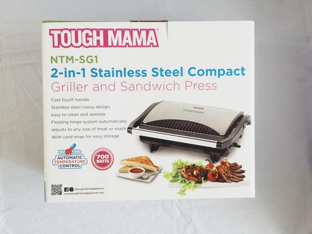 tough mama 2 in 1 sandwich press and grill