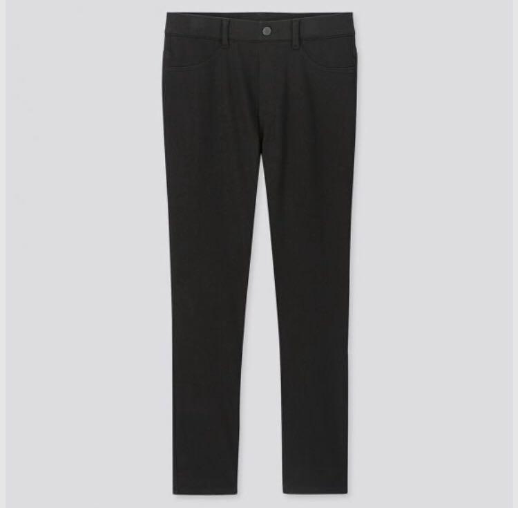 Uniqlo Ultra Stretch Cropped Leggings Pants Black XL, Women's Fashion,  Bottoms, Other Bottoms on Carousell