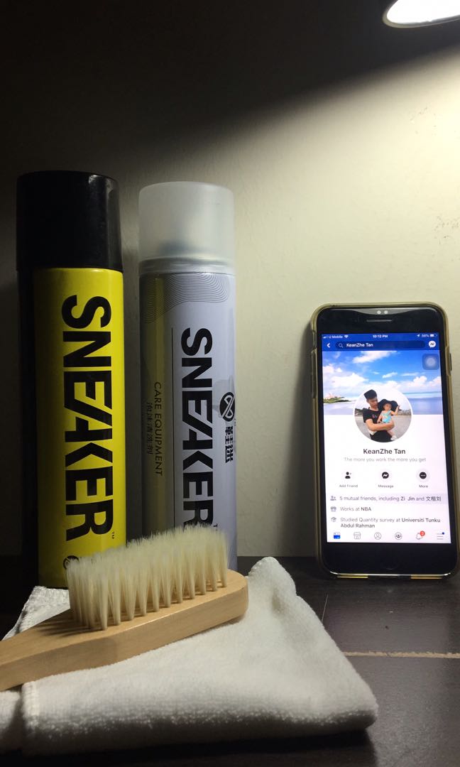 Wash and Water Repellent Sneaker Spray Set, Men's Fashion, Activewear