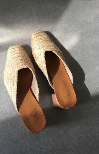 DEMI DOUBLE STRAP SANDALS (NATURAL)