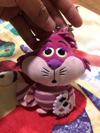 正版香港迪士尼說謊貓吊飾