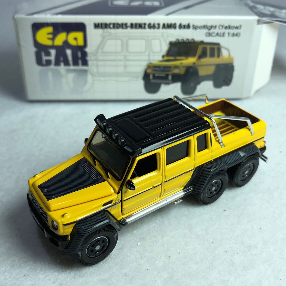 ERA CAR 1:64 Mercedes-Benz G63 Amg 6X6 Police Moulée Sous Pression Noir - Foto 6