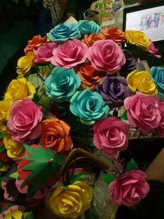 Paper Flowers (HANDMADE) for gifts, decoration, event giveaways, etc..