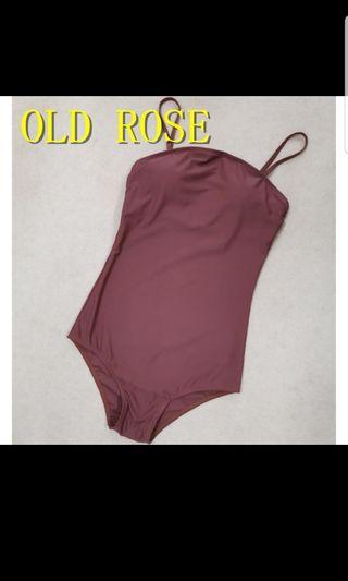 Nude Old Rose One piece Swimsuit