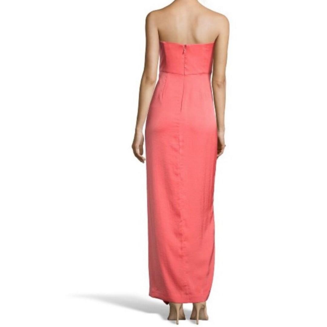 70 off BCBG MAX AZRIA Satin Strapless Draped Evening Gown Dress