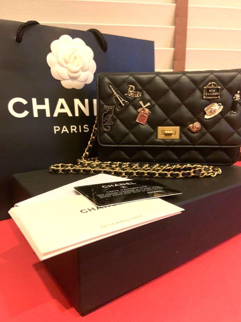♥️ Full Set Receipt - BNIB Chanel 2018 Limited Edition Lucky Charms Wallet  on Chain ♥️, Luxury, Bags & Wallets on Carousell