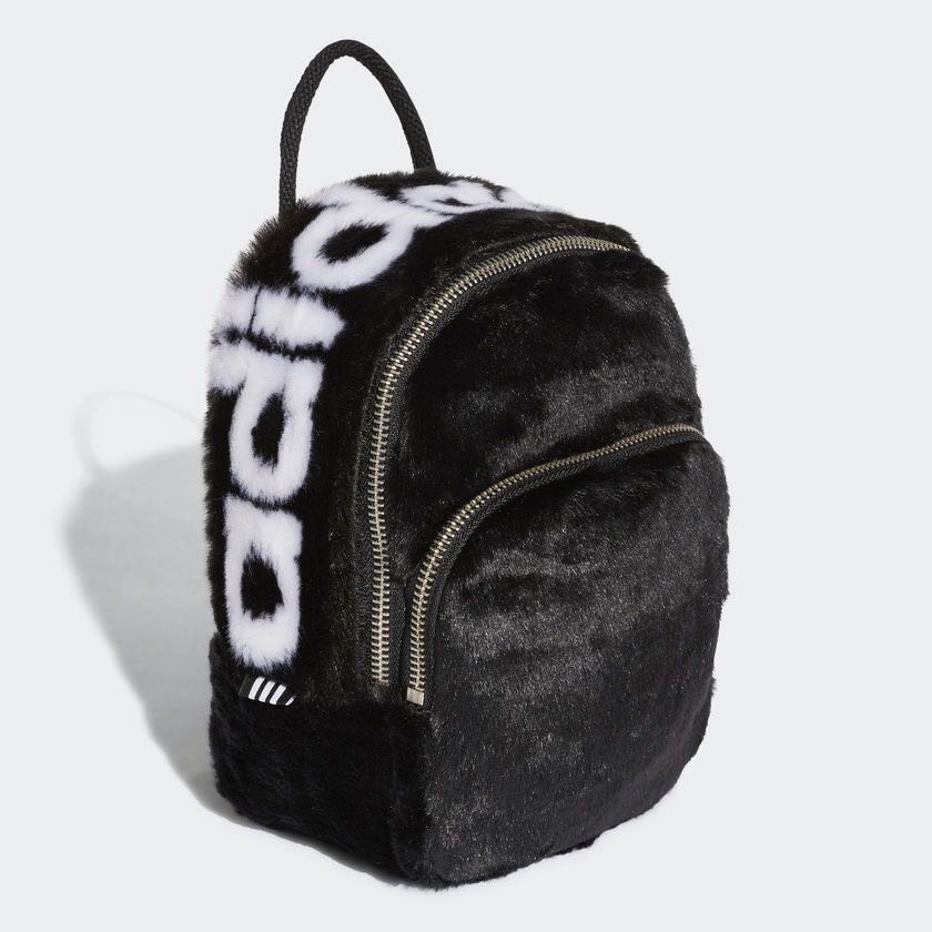 Adidas Faux Fur Mini Backpack, Women's 