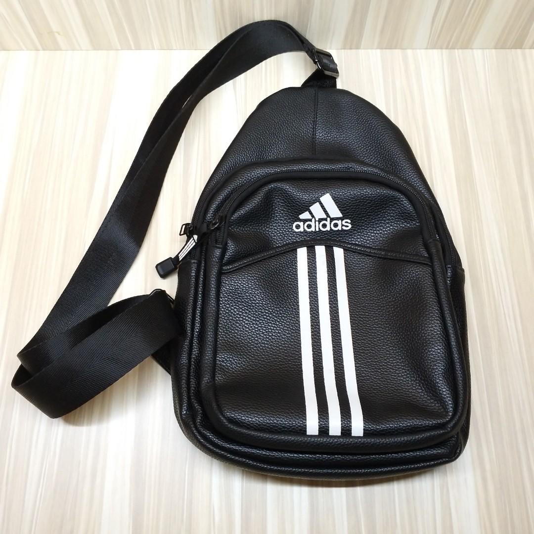 adidas leather sling bag