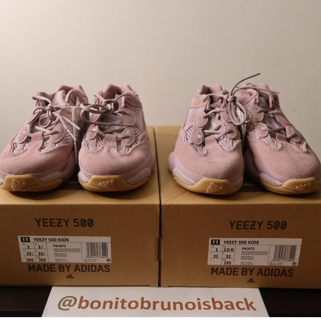 adidas Yeezy 500 Soft Vision Kids Men s Fashion Footwear