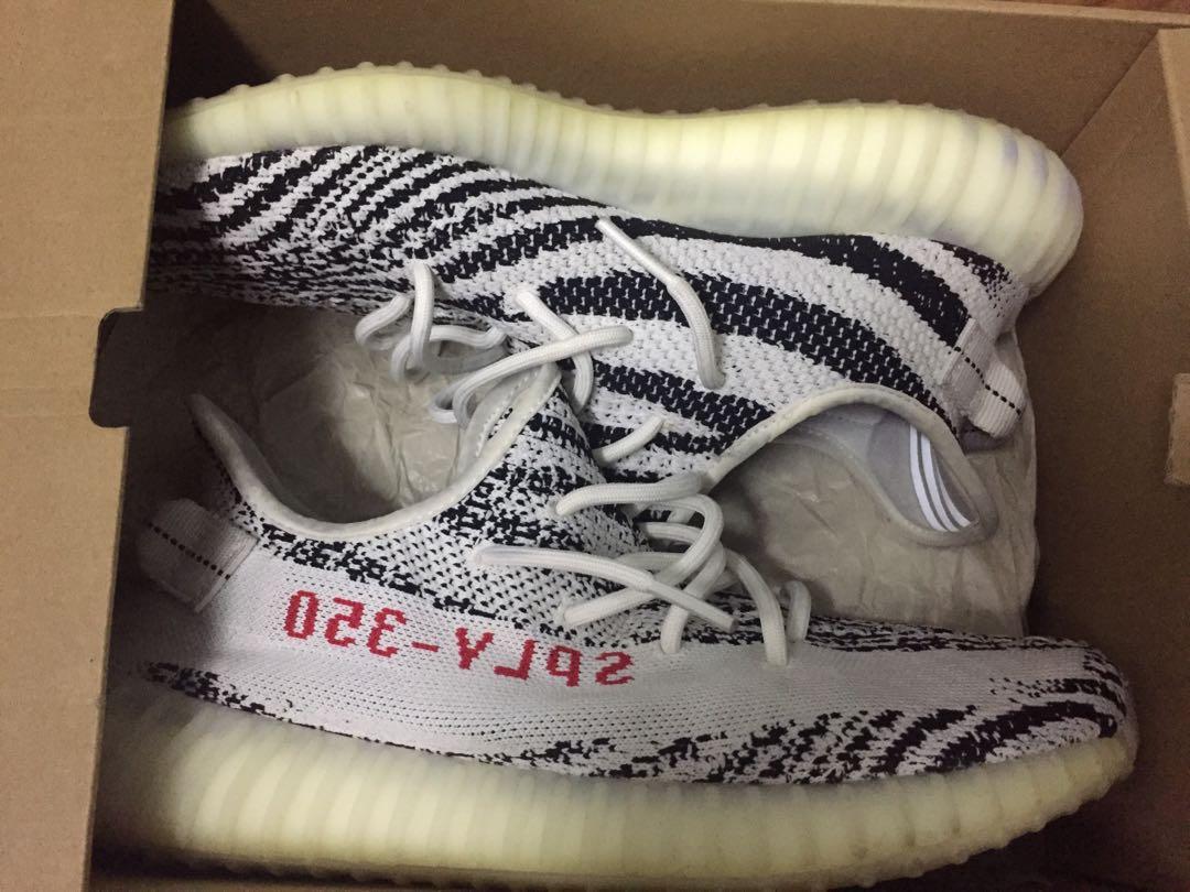 Adidas Yeezy Boost 350 Zebra *USED, Men 