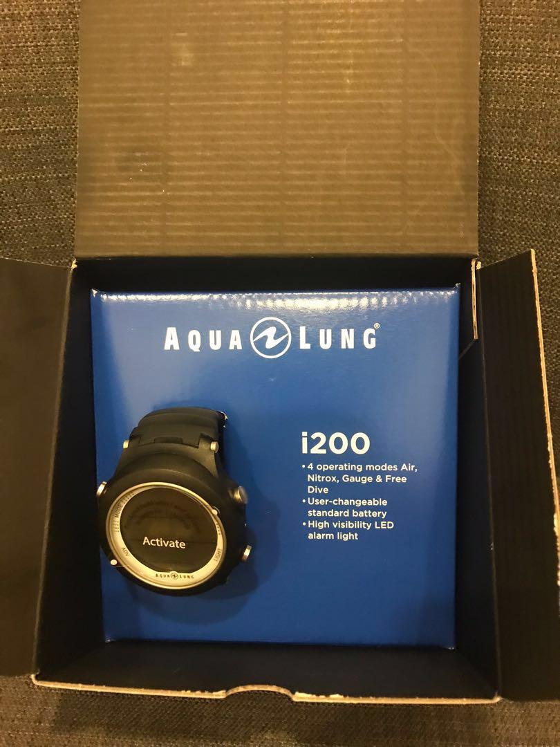 Aqualung I200 Dive Computer Black Sports Sports Games Equipment On Carousell