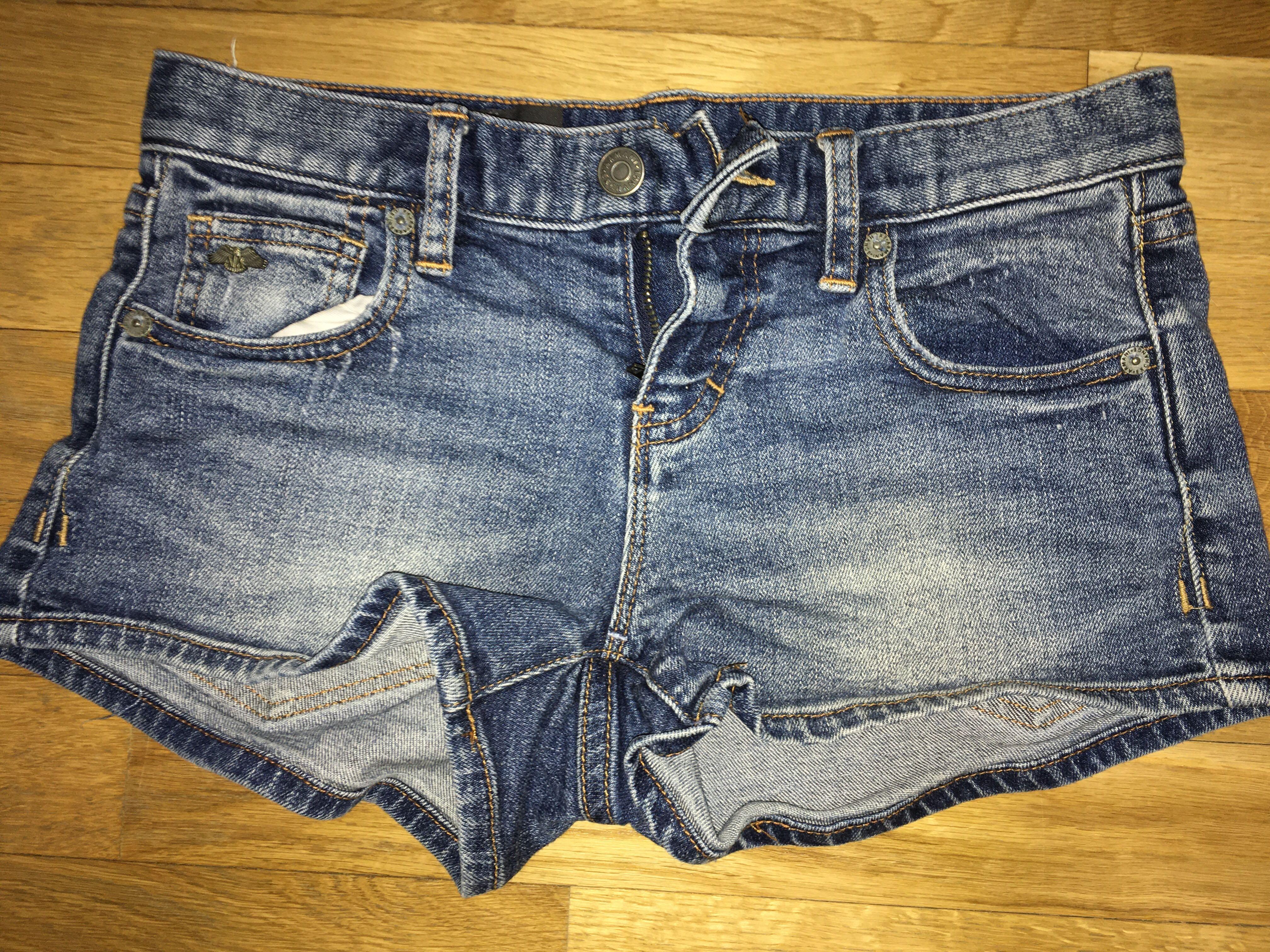 Armani Exchange Denim Shorts, Women's Fashion, Tops, Sleeveless on Carousell