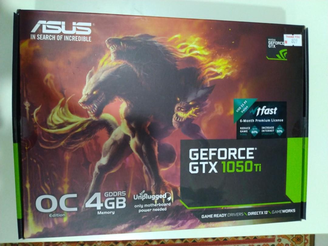 Asus cerberus geforce gtx 1050 ti oc edition 4gb gddr5 top