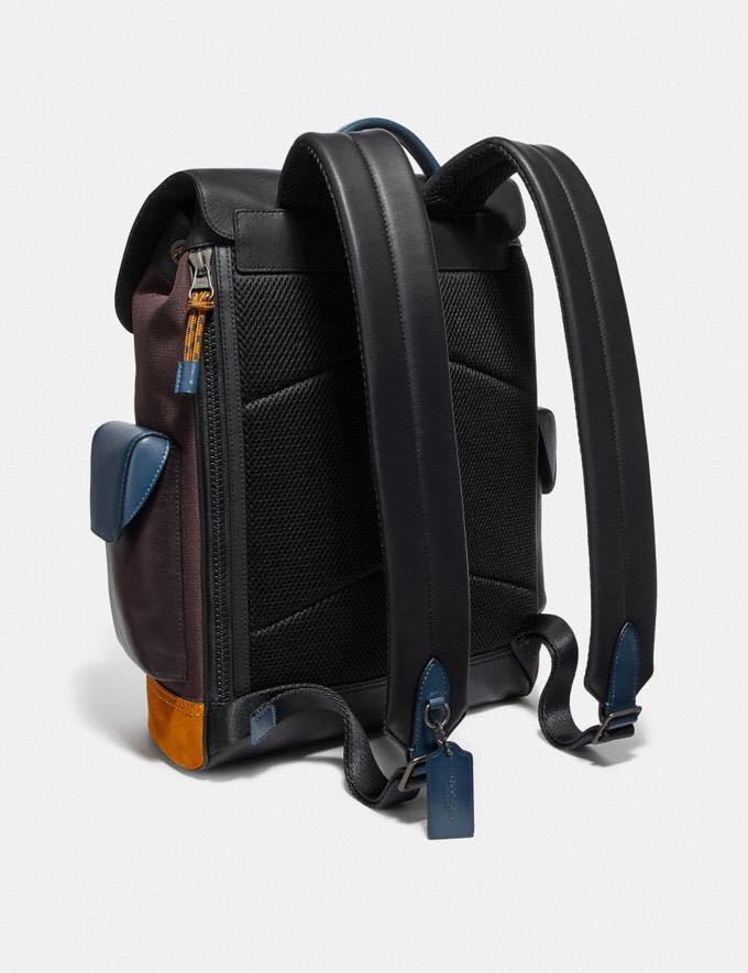 Rivington backpack in colorblock with coach patch best sale