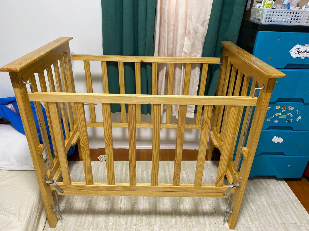 Cot with sliding side sales