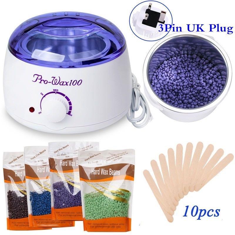 Electric hotsell waxing kit