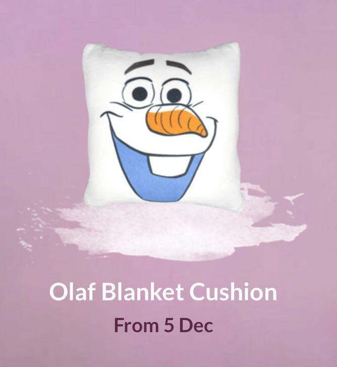 Frozen 2 Olaf Blanket Cushion Changi Airport Exclusive Toys