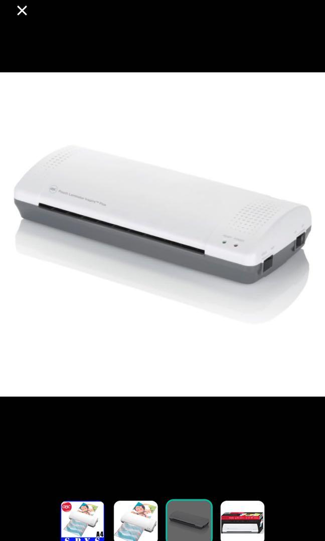 GBC Lamination Machine.A4 Size.Model GBC Inspire Plus A4 Laminator